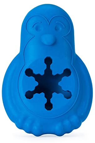 PetSafe Freezable Treat Holding Chilly Penguin - Durable, Vanilla-Scented, Rubber, Freezable Interactive Pet Puzzle for Boredom or Fear of Separation - For Small Dogs