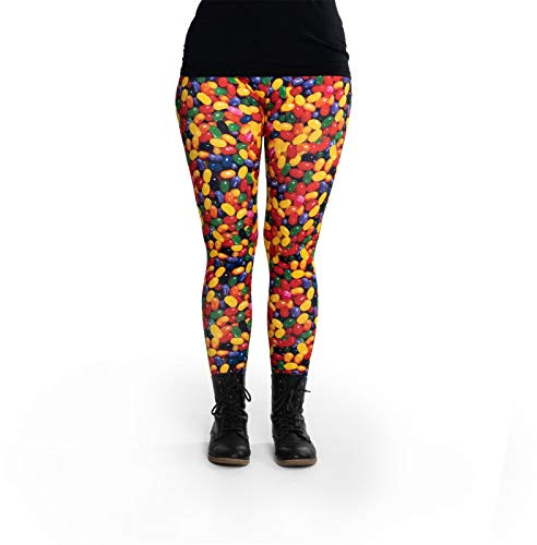 cosey - Bunte Bedruckte Motiv-Leggings (Einheitsgröße) - Design Sweets