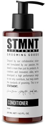 STMNT STATEMENT GROOMING GOODS Conditioner 275ml | Für weiches, gebändigtes Haar | Mit Aktivkohle & Menthol | Verleiht dezenten Glanz
