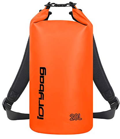 IDRYBAG Trockentaschen für Kajakfahren, wasserdicht, 2L/5L/10L/15L/20L, Kleiner, wasserdichter, schwimmender Trockensack, wasserdichter Trockensack für Paddelboard-Reisen
