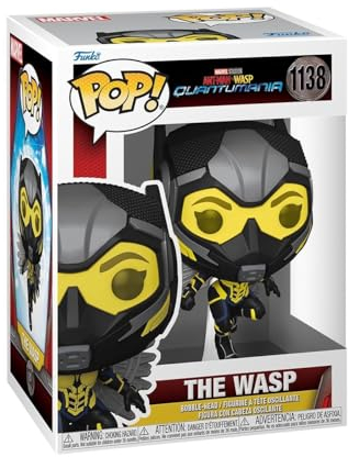 Funko POP! Vinyl Marvel: Ant-Man Quantumania - Wasp - 1/6 Odds for Rare Chase Variant - Collectable Vinyl Figure - Gift Idea - Official Merchandise - Toys for Kids & Adults - Movies Fans