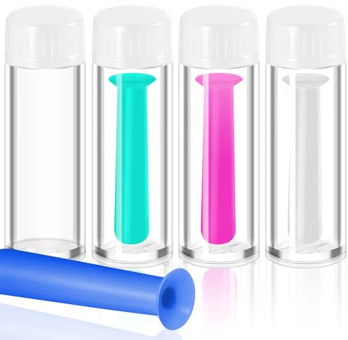 4 Pcs Contact Lens Remover Silicone Contact Lens Inserter Daily Contact Remover Hard Lenses Remover Portable Travel Contact Lens Remover Lens Suction Holder for Home Travel Outdoor Exercise