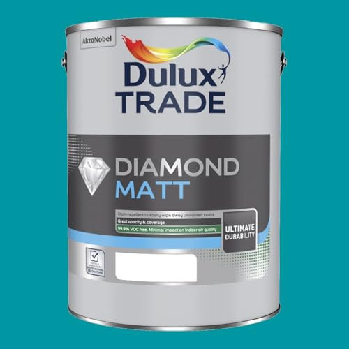 DULUX TRADE DIAMOND MATT TEAL TOUCH 5L