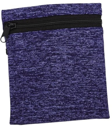 HEATSHAKING Brassard De Téléphone Élastique pour Sport Pochette De Rangement Paquet De Poignet en Milk Silk Taille Unique Bleu pour Jogging Et Fitness