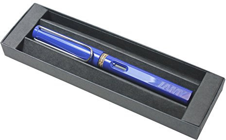 LAMY Safari Fine Nib Fountain Pen - Blue (Blue Fountain Pen with Gift Box)