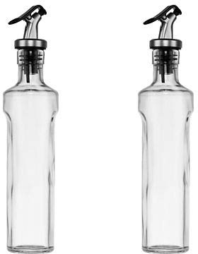 lakeland Store and Pour Oil and Vinegar Drizzler Set Sealable for easy storage 350ml