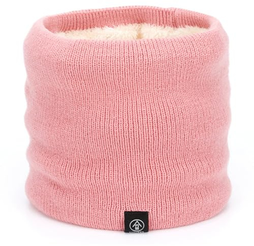HGDGears Tubo Per Collo Invernale da Uomo e da Donna,Scalda Collo Invernale Uomo,Per Sport all'aria Aperta,Ciclismo,Sci,Jogging(Pink)