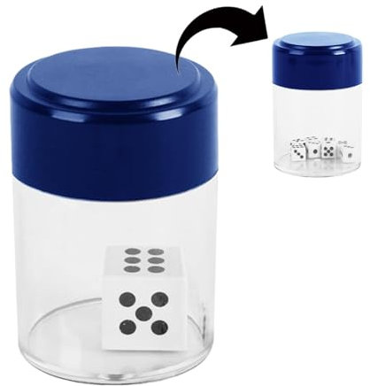 Ensemble de Tours de Magie – Effets Magiques de scène, farces pour Adultes | Accessoires Magiques Gimmick dés pour, Jouets pour, 2 dés en Plein essor, Jeu de dés, Bas de noël