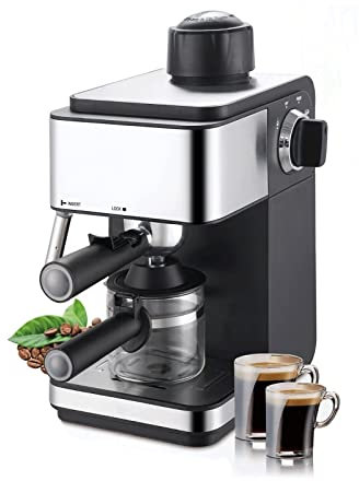 TYUIOKJU Cafeteras italianas Expresso Cafetera 15 Bar Dolce leche Espumador Electrodomésticos Express Electric Foam Cappuccino Cafetera Sonifer (EU)