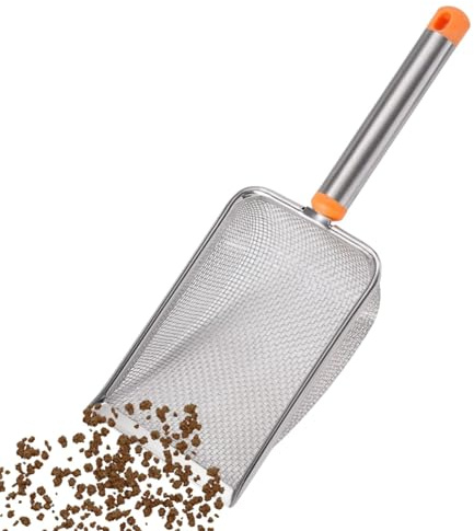 Rengöringsverktyg sandskopa – djup spade med ergonomiskt handtag – avfallsbehållare, slitstarkt rengöringsverktyg, kattunge-bajs lyftare, bekvämt grepp för husdjur