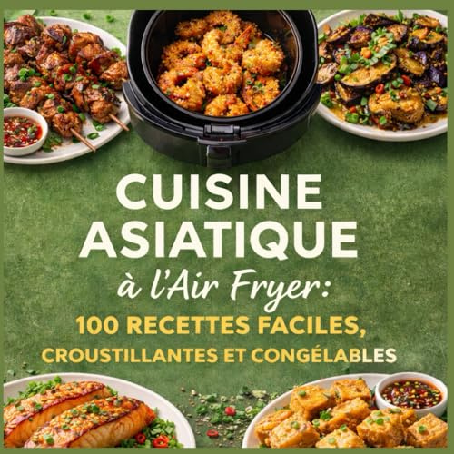 Cuisine Asiatique à l'Air Fryer: 100 Recettes Faciles, Croustillantes et Congélables