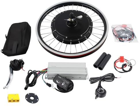20 tum 48 V 30 A elcykelsats, e-cykel, elcykel, konverteringssats, framhjul, 1 000 W, konverteringsmotorset, cykel, navmotor, indikering, frontmotor, elektriskt cykelhjul, navmotor, konverteringssats