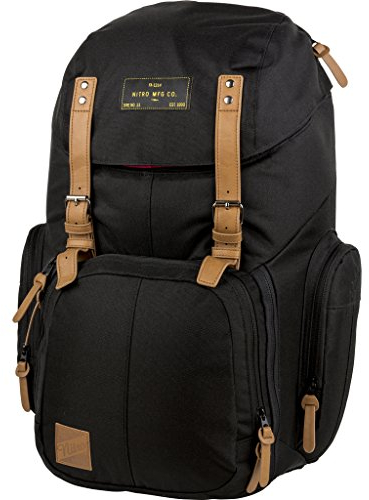 Nitro Unisex Weekender Rucksack, True Black, 42 L EU