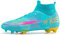 WOWEI Fußballschuhe Herren High Top Spike Cleats Outdoor Athletics Professionelle Fussballschuhe Kinder Trainingsschuhe Fußballschuhe Sportschuhe Wettkampf (FBM-X26, 43EU)