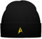 Spreadshirt Star Trek The Original Series Besatzung Logo Stick Wintermütze, One Size, Schwarz