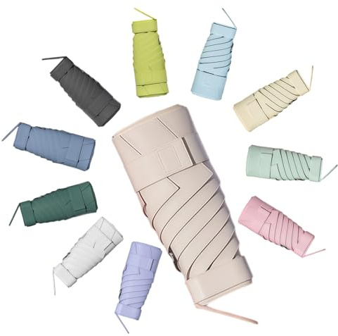 YYHCC Fickparaply stormfast, fickparaply, paraply litet automatiskt, 6-spröt, bärbart reseparaply med förpackningslåda UV-skydd för män och kvinnor, män, Phoenixris