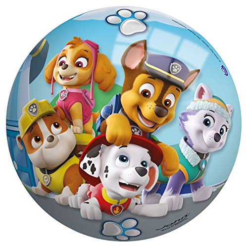 John 50952 Ball-9 23 cm Spielball Vinylball Kinderball Mehrfarbig Buntball Paw Patrol 9'' bunt