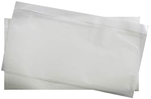 Netuno 250 transparente Lieferscheintaschen selbstklebend DIN lang 239x 131 mm Begleitpapiertaschen DL Dokumententaschen Rechnungstaschen für Lieferscheine Begleitpapiere Dokumente Rechnungen