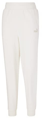 Puma Damen Essentials+ Fleece-Hose mit Stickerei, Hohe Taille Trainingshose, Keine Farbe, M