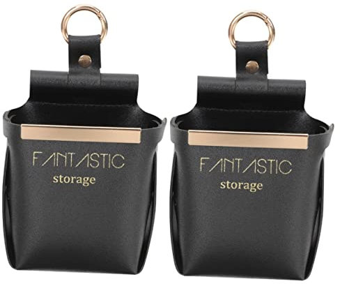 Alipis 2 Pz Contenitore Da Parete Cesto Portaoggetti Sospeso Cestini Portaoggetti Decorativi Organizzare i Cestini Rivista Di Moda Cestino Portaoggetti Pelle + Metallo Multifunzione