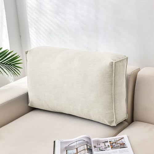 Earnmore Almohada de sofá, cojín Grande para Respaldo de sofá, Almohadas Decorativas para, cojín de Cintura cómodo para Lectura, Almohada de Apoyo Lumbar para