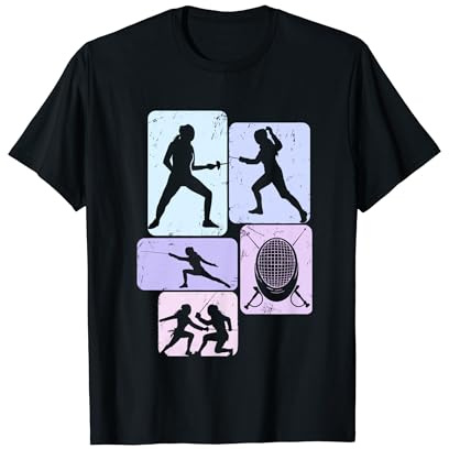 Escrime Escrimeur Femme Fille T-Shirt