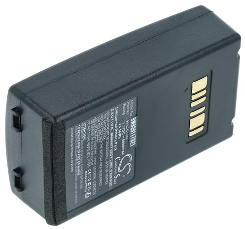 vhbw Li-Ion batteri 6800 mAh (3,7 V) för mobiltelefon scanner som Datalogic 94ACC1386