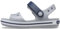 Crocs Crocband Sandalen – Unisex Kindersandalen – Leicht und mit sicherer Passform – Hellgrau/Navy – Größe 19-20