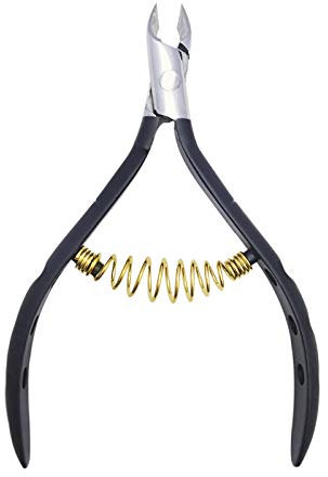 Pinzas para cutículas y empujador de cutículas, herramientas de manicura, herramienta profesional para quitar cutículas, herramienta para uñas de gel, uñas de los pies, acero inoxidable, viajes,