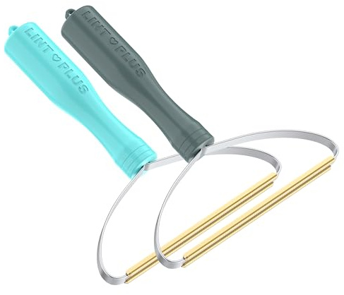 LINTPLUS Pet Hair Remover Carpet x2 & Lint Root Cleaner Pro Pet Hair Remover by LINTPLUS,Special Pet Hair Removal Tool Multi Fabric Edge and Carpet Rake for Couch, Pet Towers and Rugs