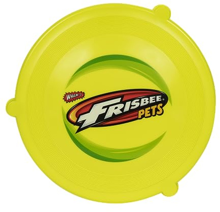 Wham-O Pets Frisbee Whizzbee – El Flyer Original – Juguete para Perro Volador, silbante y Disco Flotante