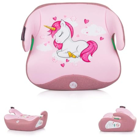 Chipolino seggiolino bambini i-Size Uty (125-150cm) gr. 3 rivestimento lavabile, colori:rosa
