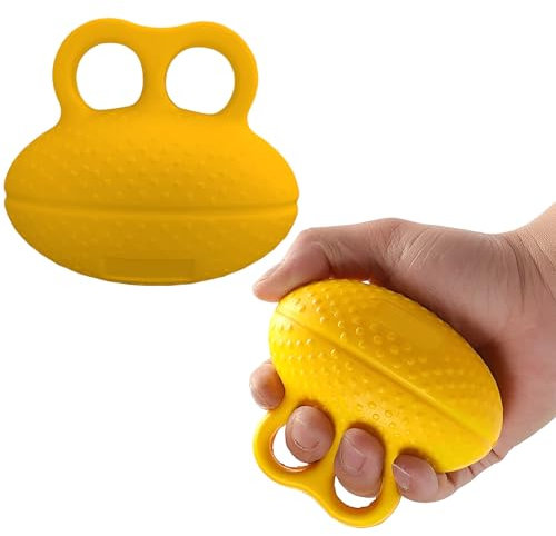 Handtrainer Fingertrainer,Suuwwn Stressball Erwachsene Griffkraft Trainer Antistressball Grip Trainer Massageball Hand Kräftigung von Hand Training Finger Training,Lindert Stress (2)