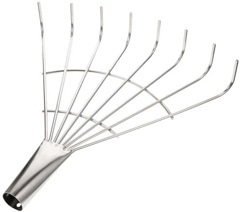 POPETPOP râteau à Gazon Coupe-Bordures râteaux pour pelouses Lourds râteau à chaume haie Jardinage Outillage Râteau pour clippings de Gazon râteau à Feuilles Remplacement du râteau en Acier