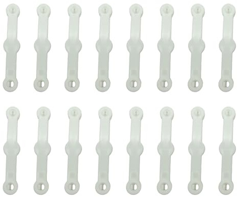 Paquete de 10 soportes para ventana de ventana, sujetadores de pantalla de ventana, fácil configuración para soportes de alquiler y uso temporal