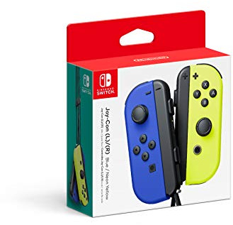Nintendo Joy-Con (L)/(R) - Blue/Neon Yellow for Nintendo Switch HACAJAPAA