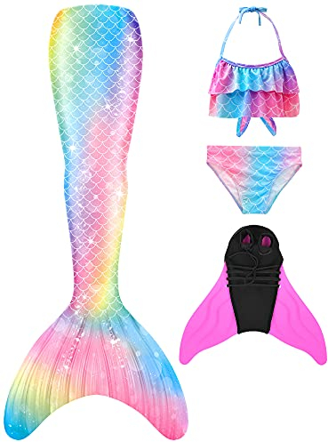 shepretty Mädchen Fisch Tail mit Bikini Cosplay,M1-120