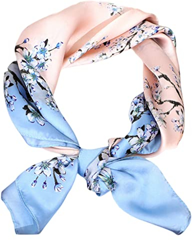 FAIRYGATE Seidentuch Damen Seidentuch Seide Leicht Seidenschal Bandana Halstuch Kopftuch Elegante Schal Tuch Geschenk für Frauen DA2105