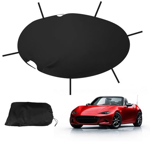 UZOYFODA Halbgarage Wasserdicht für Mazda MX-5 (1989-2023), 420D Oxford Tuch Top Dachschutz, Halbgarage für Mazda MX-5 (1989-2023)