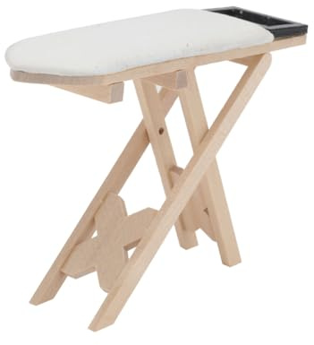 ERINGOGO 12 Blanche pour Maison de Poupée, Décoration Miniature en Bois et Tissu de Coton, Accessoire Décoratif pour Aménagement de Mini Maison, Modèle de Mobilier