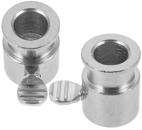 UTHCLO Rullo per Spiedo Girarrosto in Metallo 2 Pezzi Bullone Metallico e Manicotto Limitatore, Accessorio per Griglia da Barbecue a Gas, per Spiedi Riutilizzabili e Cottura Uniforme