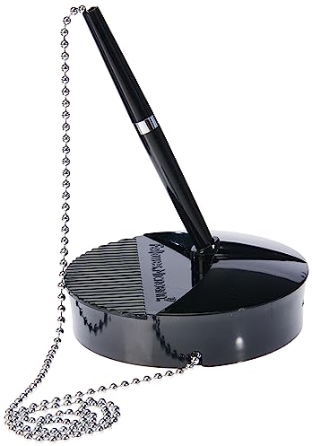 Fellowes 9821502 Standkugelschreiber mit antibakteriellem Microban Schutz, schwarz