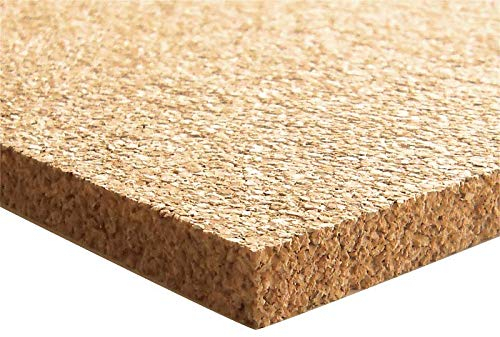 Tepcor® XXL Korkplatte Pinnwand 915 x 610 x 3-25 mm stark (10 mm) | Hochwertige Korkplatte | Geeignet als Pinnwand, Modellbau oder als Bastel-Unterlage, Trittschalldämmend, Wärmedämmend, Weltkarte