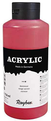 Rayher Hobby 38913282 Künstlerfarben, in Studienqualität, Deckkraft und Lichtechtheit durch hochwertige Pigmente, 750ml