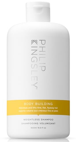 Philip Kingsley | Body Building Weightless Shampoo | Volumising Shampoo for Fine, Limp, Flat, Flyaway Hair | Hydrates, Thickens, Lifts and Adds Volume and Shine | 500ml
