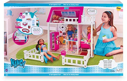 Nancy - Sweet Home, Casa para Muñecas Nancy con Accesorios, para Niños y Niñas a Partir de 3 Años, Multicolor (Famosa 700015130)