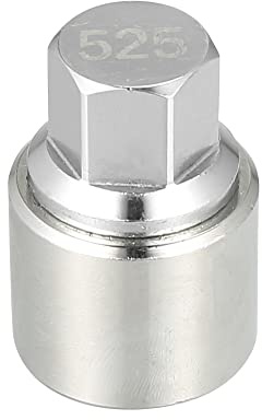X AUTOHAUX Metal para Coche Extracción Llave Rueda Bloqueo Tornillo Tuerca Anti Robo Llave de Extracción de Tornillo