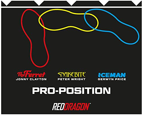 RED DRAGON Darts - Dartteppich mit Oche-Linie - Offizielle Turniermaße - Professionelle Darts-Zubehör