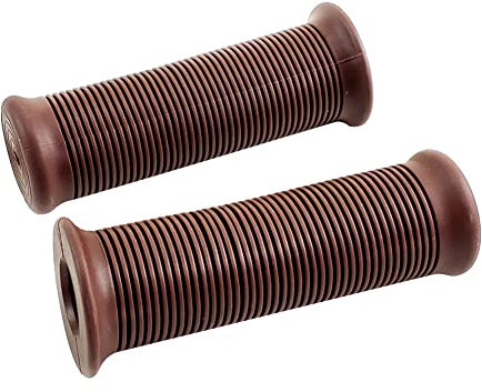 Halkfria motorcykelstyrehandtag, Asudaro 2 st motorcykelhandtag retro motorcykelhandtag skydd halkskydd motorcykelstyre motorcykelhandtag 22 mm universella styrhandtag för anpassade dirt bike bob, mörkbrun