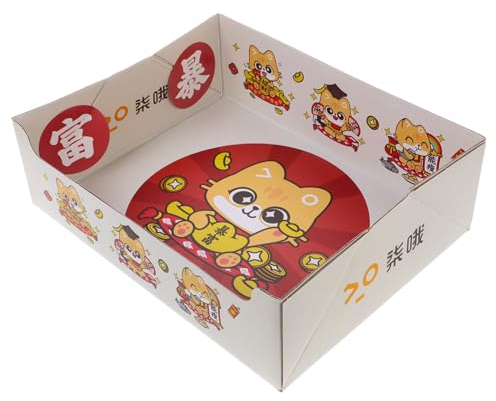 Happyyami Tragbare Katzentoilette Kaninchentoilette Reise-katzentoilette Für Haustiere Papierfach Zur Katzenreinigung Katzenhütte Katzentoiletten Katzentoilette Für Autos Wellpapier